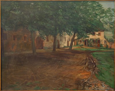 Gazdasági épület Amorbachban alkotó: Wilhelm Trübner