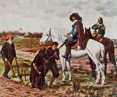 Toborzók a harmincéves háború idejéből alkotó: Wilhelm Werner Schuch