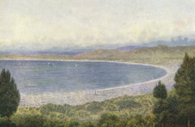 Table Bay a Kloof Nek felől (színes litográfia) alkotó: Wilhelm Westhofen