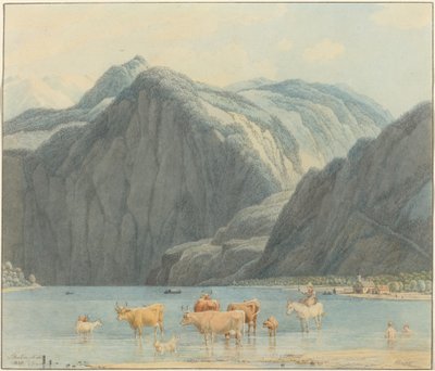 Königsee Szent Bertalan szikláival alkotó: Wilhelm von Kobell