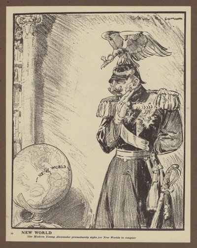 Újvilág (litho) alkotó: Will Dyson