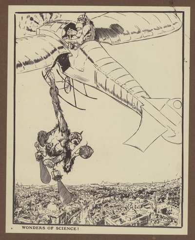 A tudomány csodái (litho) alkotó: Will Dyson
