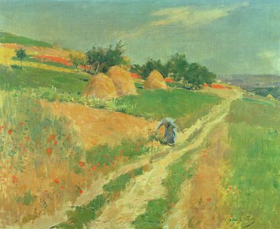 Vadvirágok szedése alkotó: Willard Leroy Metcalf