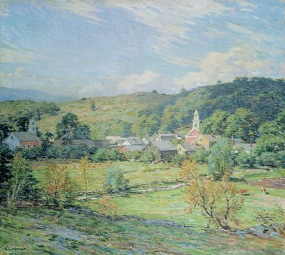 Szeptember reggel, Plainfield, New Hampshire alkotó: Willard Leroy Metcalf