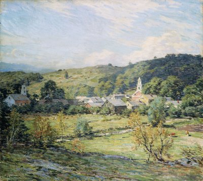 Szeptember reggel, Plainfield, New Hampshire alkotó: Willard Leroy Metcalf