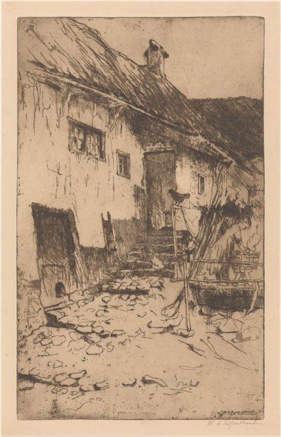 Tanya alkotó: Willem Adrianus Grondhout (signed by artist)