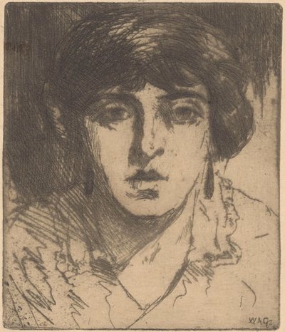 Egy ismeretlen nő portréja alkotó: Willem Adrianus Grondhout (signed by artist)
