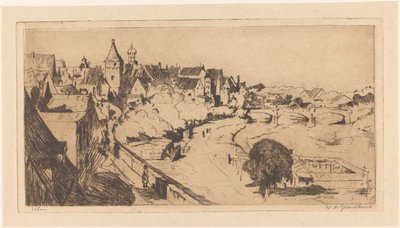Ulm (eredeti cím az objektumon) alkotó: Willem Adrianus Grondhout (signed by artist)