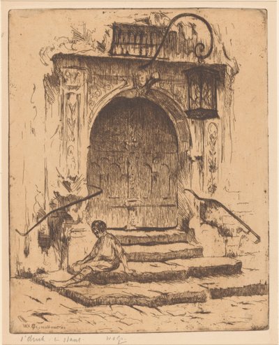 Rothenburg ob der Tauber városháza kapuja alkotó: Willem Adrianus Grondhout