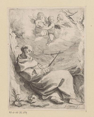 Assisi Szent Ferenc feszülettel alkotó: Willem Basse (attributed to)