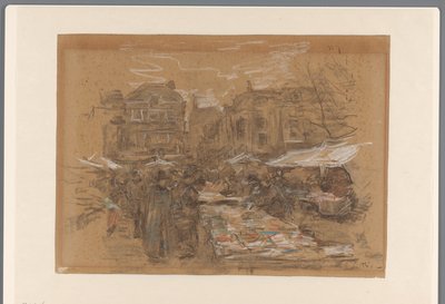 Könyvpiac Hágában alkotó: Willem Bastiaan Tholen