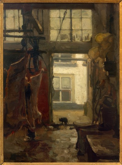 Vágóhíd belseje alkotó: Willem Bastiaan Tholen