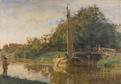 Koninginnegracht, körülbelül 1901-1905. alkotó: Willem Bastiaan Tholen