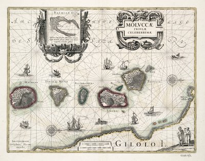 A Molukktérkép, Indonézia alkotó: Willem Blaeu