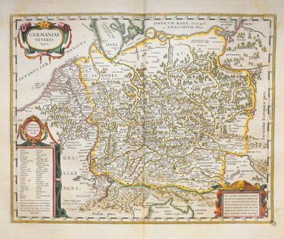 Régi Németország a Világszínházból, Willem Bleau, Amszterdam alkotó: Willem Blaeu