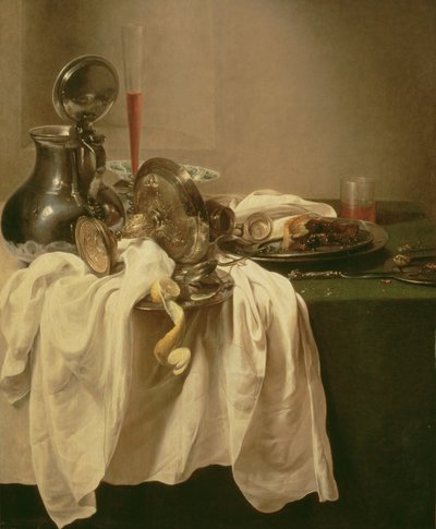 Csendélet (olaj, vászon) alkotó: Willem Claesz. Heda