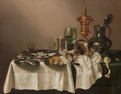 Csendélet aranyozott kupával Csendélet aranyozott serleggel alkotó: Willem Claesz. Heda