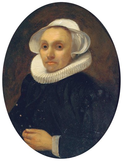 Egy hölgy portréja alkotó: Willem Drost