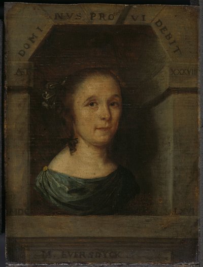 Maria Eversdijck (szül. 1628), Nicolaes Blancardus felesége alkotó: Willem Eversdijck