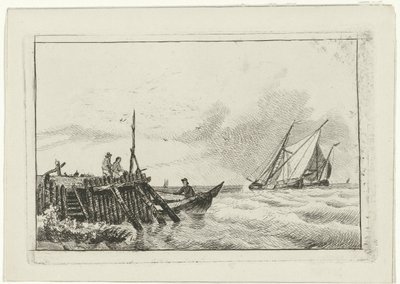 Pier a vízen alkotó: Willem Gruyter jr.