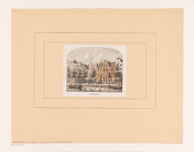 Herengracht a Bartolotti-házzal Amszterdamban Heerengracht (cím az objektumon) alkotó: Willem Hekking jr.
