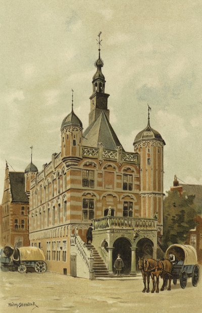 Waag (Mérlegház), Deventer, Hollandia, 1528 alkotó: Willem II Steelink