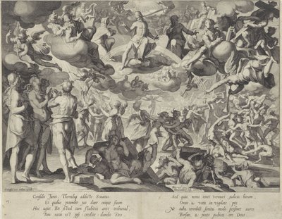 Laatste Oordeel Az igazságosság trónja (sorozat címe) alkotó: Willem Isaacsz. van Swanenburg