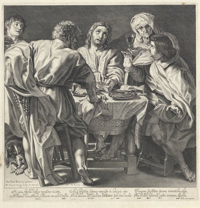 Étkezés Emmausban alkotó: Willem Isaacsz. van Swanenburg