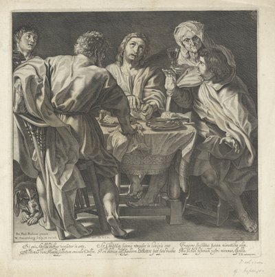 Étkezés Emmausban alkotó: Willem Isaacsz. van Swanenburg