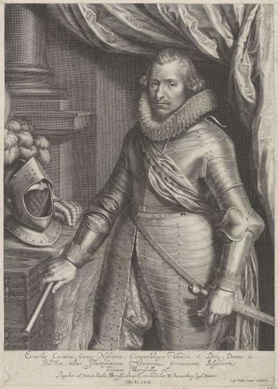 Ernst Casimir, Nassau-Dietz grófjának portréja alkotó: Willem Isaacsz. van Swanenburg