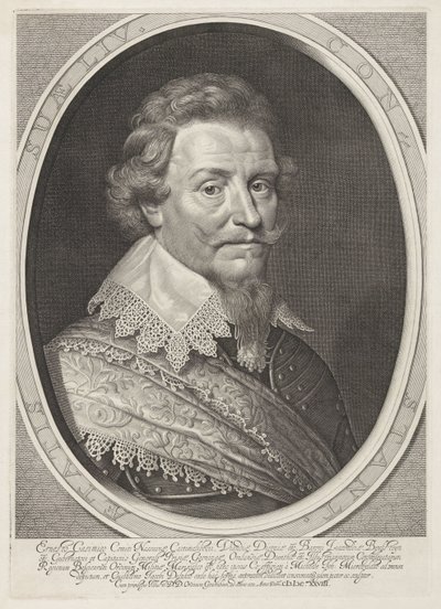 Ernst Casimir, Nassau-Dietz grófjának portréja alkotó: Willem Jacobsz Delff