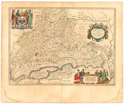 Oroszország térképe: Világtérkép.., 1645 alkotó: Willem Janszoon Blaeu