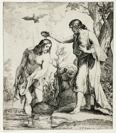 Krisztus keresztsége alkotó: Willem Panneels