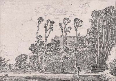 A Vető, Verscheyden Landtschapjes Various Little Landscapes, 5. tábla, kb. 1616. alkotó: Willem Pietersz. Buytewech