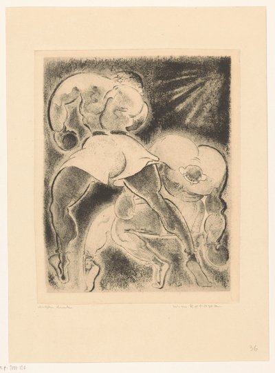 Két boksz férfi alkotó: Willem Retera (signed by artist)