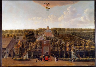 Kilátás a Munnikenhof ingatlanra Zelande-ban (Hollandia) Willem Schellinks festménye (1627-1678) 17. századi Middelburg. Zelandi Múzeum alkotó: Willem Schellinks