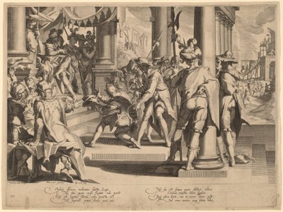 Az igazságosság allegóriája alkotó: Willem Swanenburgh, after Joachim Anthonisz Wtewael