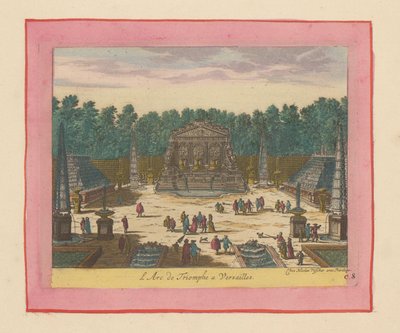 Triumphbogen in den Gärten von Versailles alkotó: Willem Swidde