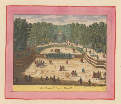 Wassertheater in den Gärten von Versailles alkotó: Willem Swidde
