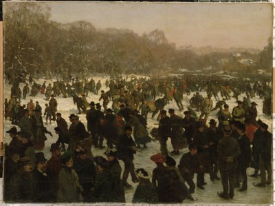Korcsolyázás Haagse Bosban alkotó: Willem Tholen
