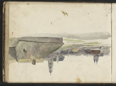 Kilátás Arnhemre a Szent Eusebius templommal alkotó: Willem Troost (II)