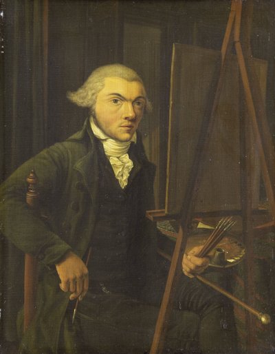 Egy festő portréja, valószínűleg Harmanus Uppink alkotó: Willem Uppink
