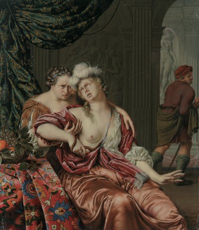 Kleopátra halála, 1694 alkotó: Willem Van Mieris