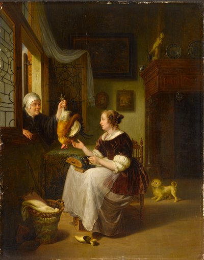 A baromfiárus alkotó: Willem Van Mieris