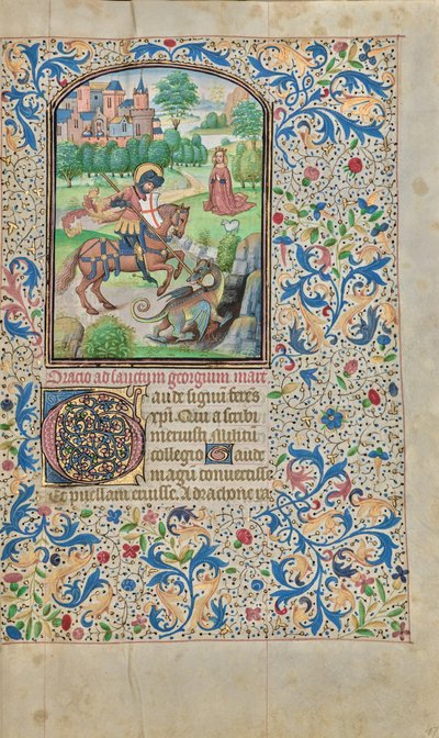Sankt Georg und der Drache alkotó: Willem Vrelant