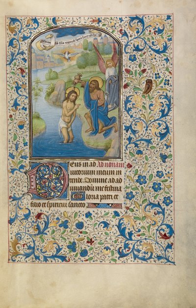 Die Taufe Christi alkotó: Willem Vrelant