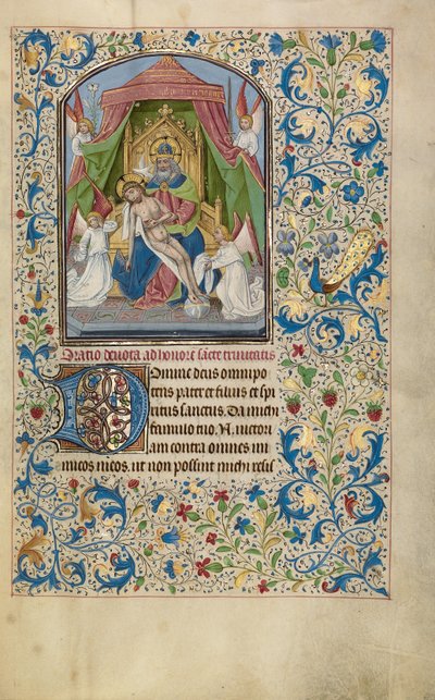 Der Gnadenthron Dreifaltigkeit alkotó: Willem Vrelant