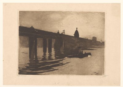 Kilátás a Charing Cross hídra Londonban alkotó: Willem Witsen (signed by artist)