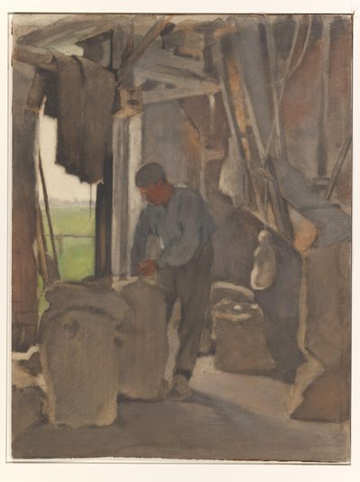 A molnár, zsákokat tölt alkotó: Willem Arnoldus Witsen