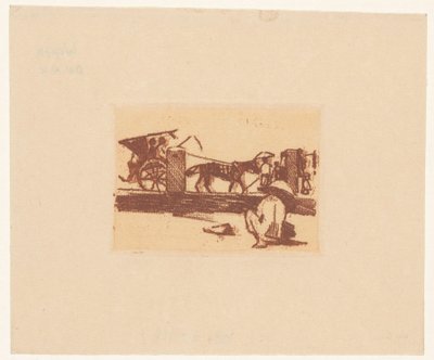 Guggoló figura és szado Buitenzorgban alkotó: Willem Arnoldus Witsen